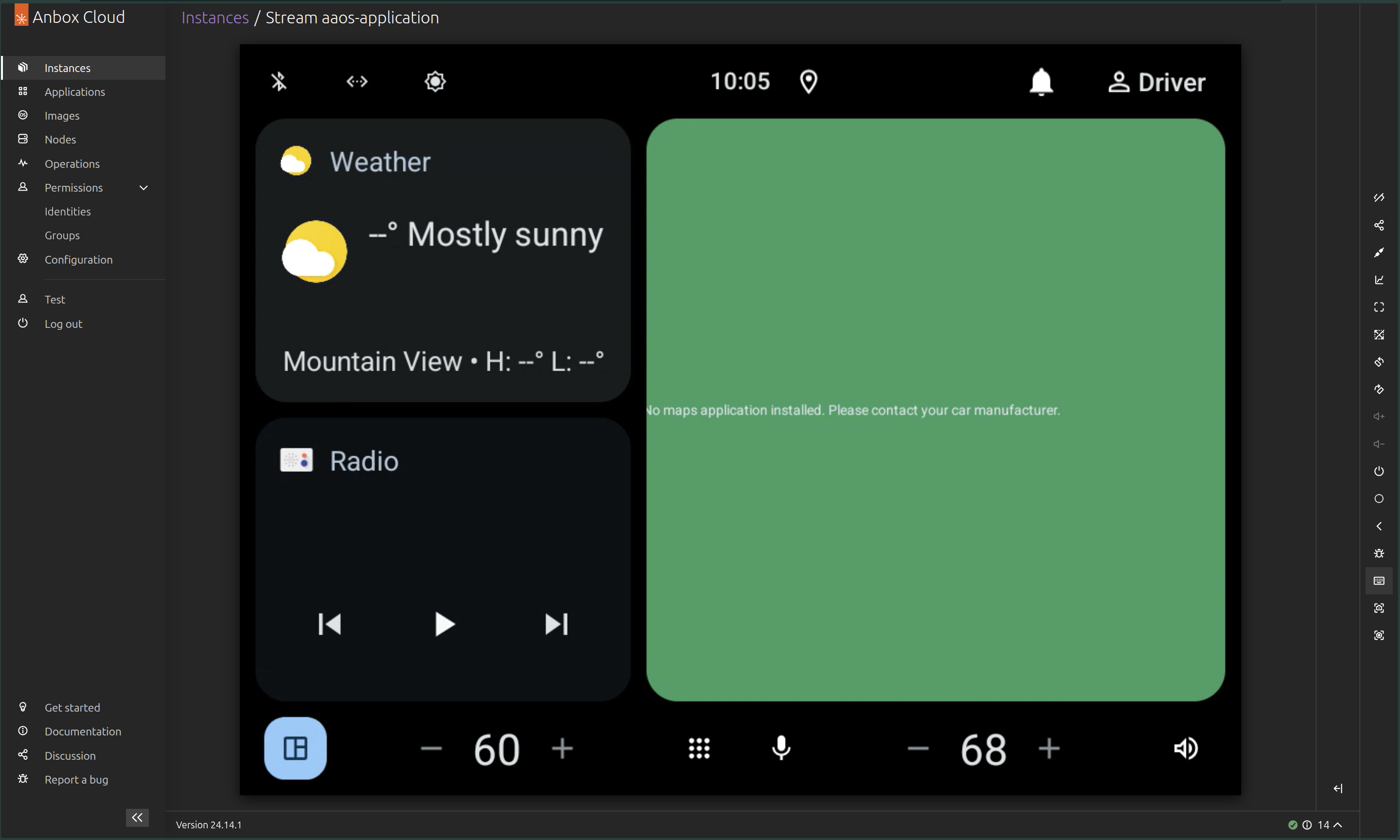 Stream Page Actions Sidebar