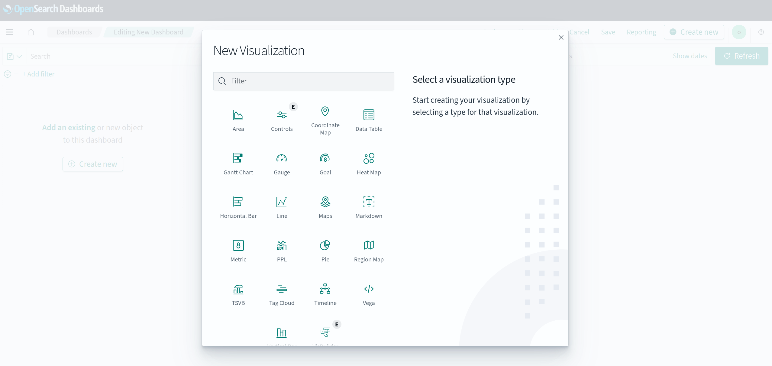 OpenSearch Dashboards - Visualization